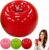 Slushy Apple Squishy Toy, 3 Inch Green Slow Rising Fidget (Red)
