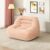 Small Bean Bag Chair for Adults, Floor Lounge Chair for Living Room (Pink)