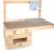 Small Foot 12791 Hanging Mud Kitchen Compact Wooden Play Kitchen Ideal for Small Gardens, Balconies or Playhouses