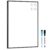 Small Magnetic Whiteboard for Wall, 16″ x 12″ Dry Erase White Board, Black