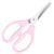 Small Pink Scissors, 5″ Stainless Steel Blade with Acrylic Handle All Purpose Scissors Stationery Paper Cutting Tool for Office, Home (Pink)