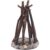 Small Size Tree Branch & Stone Warm Light, Creative Night Light, Handmade Tree Branch Shape, Simple Retro Decorative LED Burning Campfire, 3D Desktop Ornament, Three Modes for Homestays