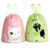Small Trash Bags 4 Gallon, Cute Pink Cat + Mint Cat