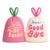 Small Trash Bags 4 Gallon, Pink BYE Letter + Relax