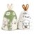 Small Trash Bags 4 Gallon, Water-Splashing Dog + Coffee Dog