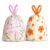 Small Trash Bags 4 Gallon, Yellow Flower + Rabbit and Flower