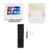 Smart Bluetooth Wall Amplifier with 2.8 Inch HD Touch Screen, FM Radio, Timer, Background Music Player Control Panel for Ceiling Speakers