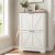 Smart FENDEE Shoe Cabinet, Shoe Storage Cabinet for Entryway with 2 Flip Drawers, Narrow Farmhouse Shoe Organizer Cabinet, Slim Shoe Rack Cabinet, White