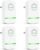 Smart Plug Energy-Saving Box,Voltage Stabilizer for Home & Office,Power Factor Saver,Energy-Saving to Reduce Electricity Bills,US Plug,90V–250V,28 kW Load,4-Pack