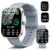 Smart Watch(Answer/Make Call), 1.91″HD Smartwatch for Men Women with Heart Rate/Sleep Monitor/Pedometer/Calories, 113+ Sports Fitness Watch Tracker, IP68 Waterproof Step Counter for Android iOS-Gray