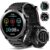 Smart Watches for Men (Answer/Make Calls), 1.39″ HD Fitness Watches, Heart Rate/Sleep Monitor, 110+ Sports Modes Military Watch for Men, Waterproof Watch, 30Day, Watches for Android/iPhone, Black