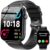 Smart Watch for Men Women, 1.83″ HD Touchscreen Fitness Tracker, Bluetooth Calls/Notifications, 100+ Sport Modes, 24/7 Heart Rate & Sleep Monitor, IP68 Waterproof Smartwatch for Phone Android iOS