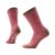 Smartwool Womens Everyday Traditional Snowflake Crew Socks, Garden Pink, Medium