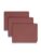 Smead End Tab Pressboard Classification File Folder with SafeSHIELD® Fasteners, 1 Divider, Red, Letter Size, 10 per Box (26855)