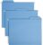 Smead FasTab Hanging File Folders, 20 Count, Blue, 1/3-Cut Built-in Tabs, Letter Size (64099) (Pack of 10)