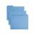 Smead FasTab Hanging File Folders, 20 Count, Blue, 1/3-Cut Built-in Tabs, Letter Size (64099)
