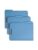 Smead Fastener File Folders, Reinforced 1/3-Cut Tabs, 2 Fasteners, Letter Size, Blue, 50 per Box (12040)