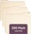 Smead File Folders Letter Sized, 1/3-Cut Tab, Assorted Positions, Letter Size Manila Folders, 200 Per Box