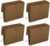 Smead Partition Expanding File Wallet, Flap and Cord Closure, 6 Pockets, 5-1/4″ Expansion, Tear Resistant Gusset, Letter, Redrope, 10 per Box (72373) | (Pack of 4)