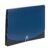 Smead Poly Frequency Expanding File Folders, Flap and Cord Closure, Letter Size, Wave Pattern, 7 Pocket, Blue/Black (70872)