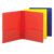 Smead Poly Two-Pocket Folder, Three-Hole Punch Prong Fasteners, Letter Size, Assorted Colors, 3 per Pack (87738)