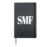 SMF Sacramento CA Airport Code Hometown Pride Design Hardcover Journal, Black