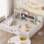 smilesun Montessori Wood Toddler Floor Bed with Door, Safety Guard Rails, Blackboard, Bedside Bookshelf & Plush Toy Storage, Low Kids Bed Frame for Boys and Girls（White Full）