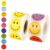 Smiley Face Stickers, 1000 Pcs Happy Smile Face Stickers for Kids, 1 Inch Colorful Self-Adhesive Incentive Reward Decal Behavior Chart Sticker for Students Teachers Classroom Party Supplies