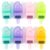 Smilo 8 Pack Popsicle Pencil Erasers with Roller Cleaner