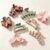 SMKSL 8 Pcs Hair Clips for Women, Stylish Flower Claw Clips for Thin Thick Curly Hair, Strong Hold & Non-Slip Claw Clips, Neutral Colors Hair Accessories, Ideal for Women Grils (Blossom & Earth)