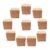 Smooth Beech Wood Cubes for Painting Projects