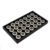 SM SunniMix Jewelry Display Tray Featuring 28 Insert Cups Gemstone Organizer Jewel Holder Display Case Insert Low Profile Alloy, Inner Ring Textured Style, Small Size, 28 Pieces With Tray, Gold