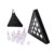 SM SunniMix Tabletop Shuffleboard Bowling Pins Set Outdoor Shuffleboard Bowling Game
