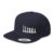 Snapback Flat Bill Left Side Panel Chess Set White Embroidery Hats for Men & Women Acrylic Navy