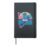 Snowboarding Snowboard Snowboarder Retro Ride Hardcover Journal, Black