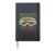 Snowboarding Snowboard Vintage Retro Hardcover Journal, Black