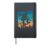 Snowboarding Snowboard Vintage Retro Mountain Hardcover Journal, Black