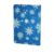 Snowflakes Art Christmas New Year Winter Notebook Cover, A5 Size