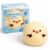 Snowman Bun Slow Rising Squishy, Soft Squeeze Ball (2Pcs Snowman Bun – Cream)