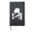 Snowmobile Ride Maine Snowmobile Vintage Hardcover Journal, Black
