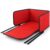 Snow Sled Cushion Pad Mini Toboggan Sled Pad with Seat Belt