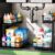 SnuBor 2-Pack Metal Slide-Out Under Sink Organizer, 2-Tier Pull-Out Cabinet Storage Rack (Black（2pcs）)