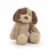 Snuggle Buddies Dottie Dog Stuffed Animal, Soft Puppy Plush Toy with Embroidered Features for Ages 0 and Up, Weighted Body for Sitting, Plushie Made with Recycled Materials, 10-Inches