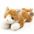 SNUTTIG 3.3 lbs Orange Cat Plush Pillow, 20.5″ Weighted Cat Stuffed Animal