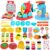 SOCBTNSO 3 in 1 Dough Sets 59 PCS for Boys Girls Kids Toddlers Ages 3+