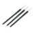 Sodeber Miniature Paint Brushes Set, 3Pcs Fine Detail Paint Brush Kit with 000 00 0 Sizes, Model Painting Brushes for Canvas Rock Acrylic Art