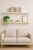 SODEF 2-Piece Matte White MDF Floating Wall Shelf Set 47.2 in – Hidden Mount Wood Bookshelf for Living Room Kitchen – Modern Design