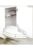 SODEF Blind Corner Cabinet Organizer Pull-Out Shelf White Wood Kitchen Storage Solution for Utensils and Pantry Items – White