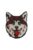 SODEF Decorative Dog MDF Wall Clock for Room 19.7 in | Battery Operated | Playful & Design – Black White