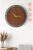 SODEF Large 18.9 x 18.9 in Wall Clock Black-Walnut Wood with 2 Gift Art Prints Silent Mechanism Modern Home Decor for Living Room Office – Siyah-Ceviz